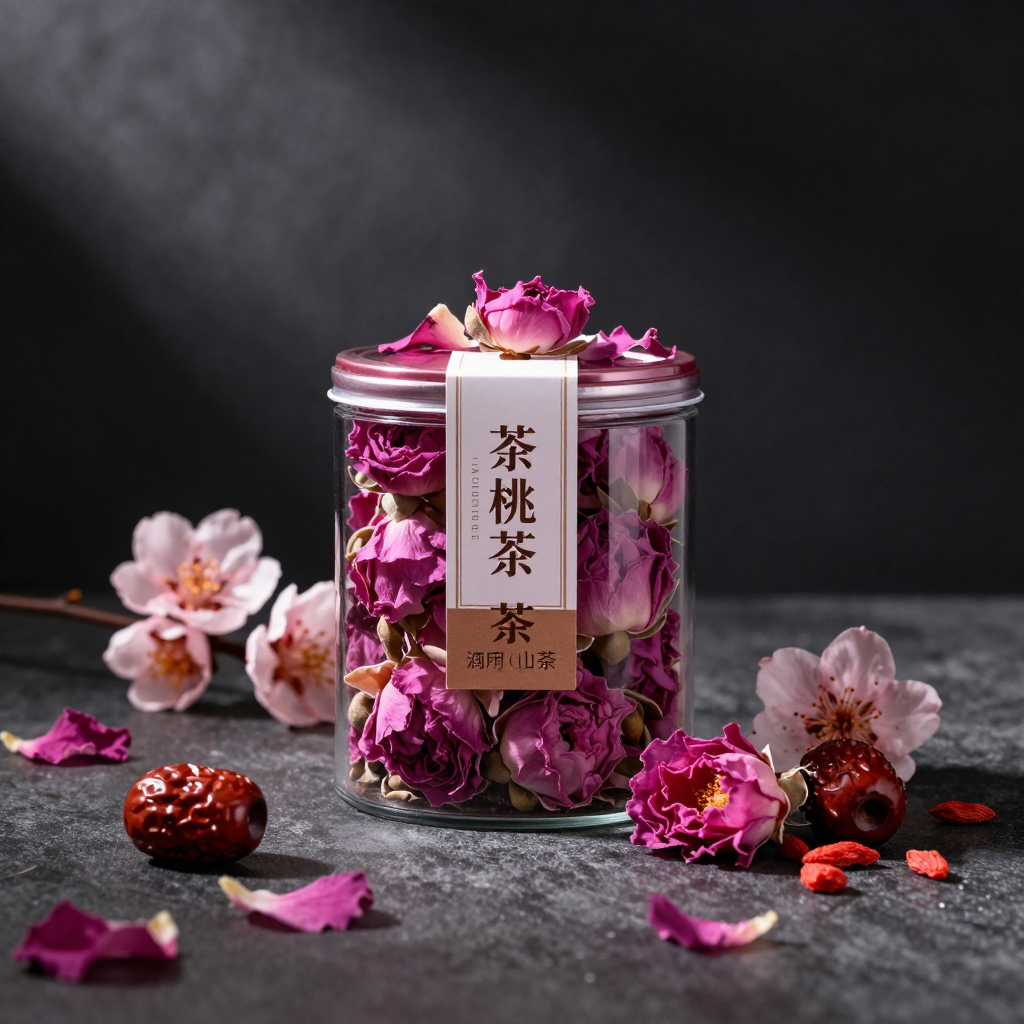 玫瑰桃花饮 - 美容养颜花茶